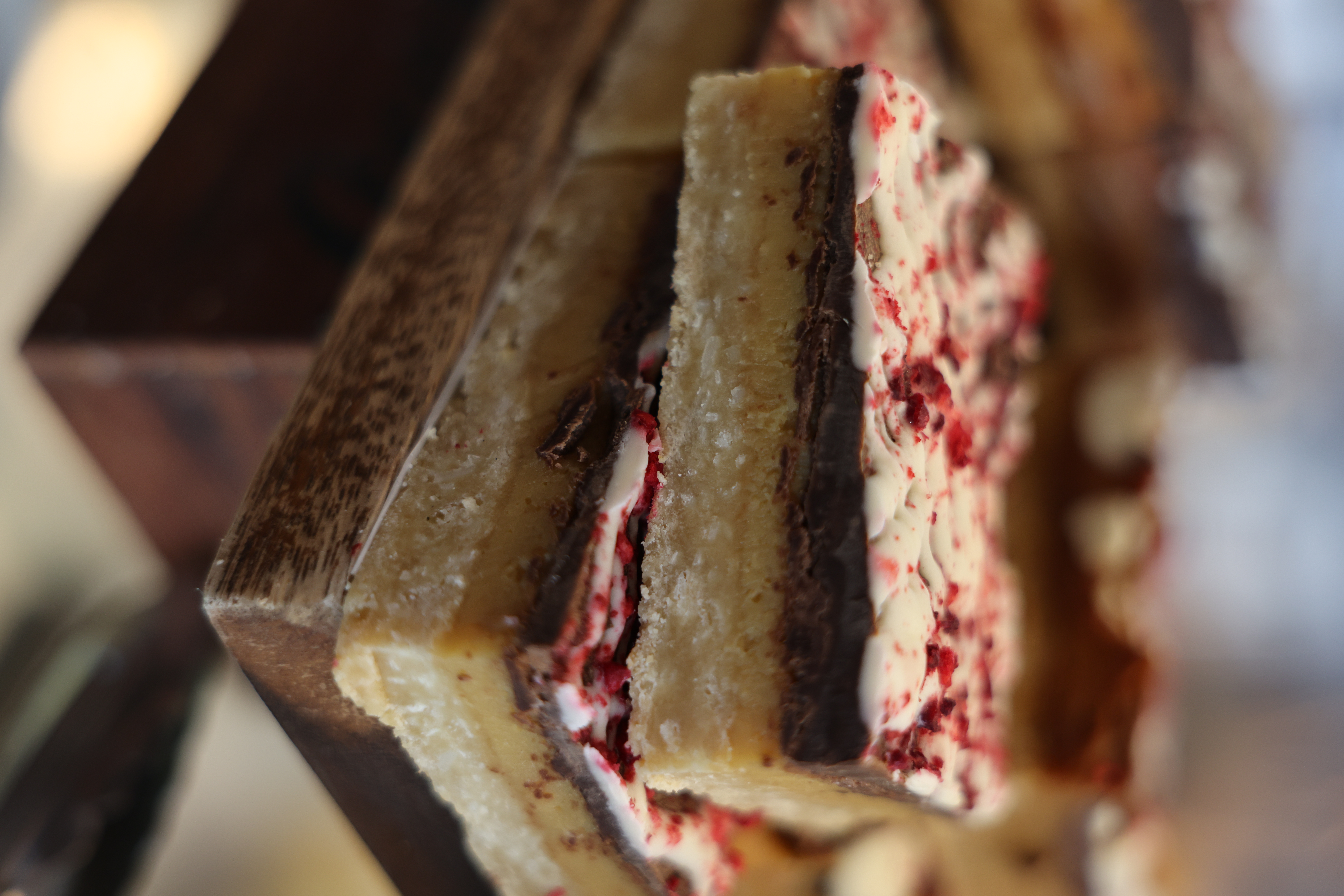 Caramel slice from the cabinet