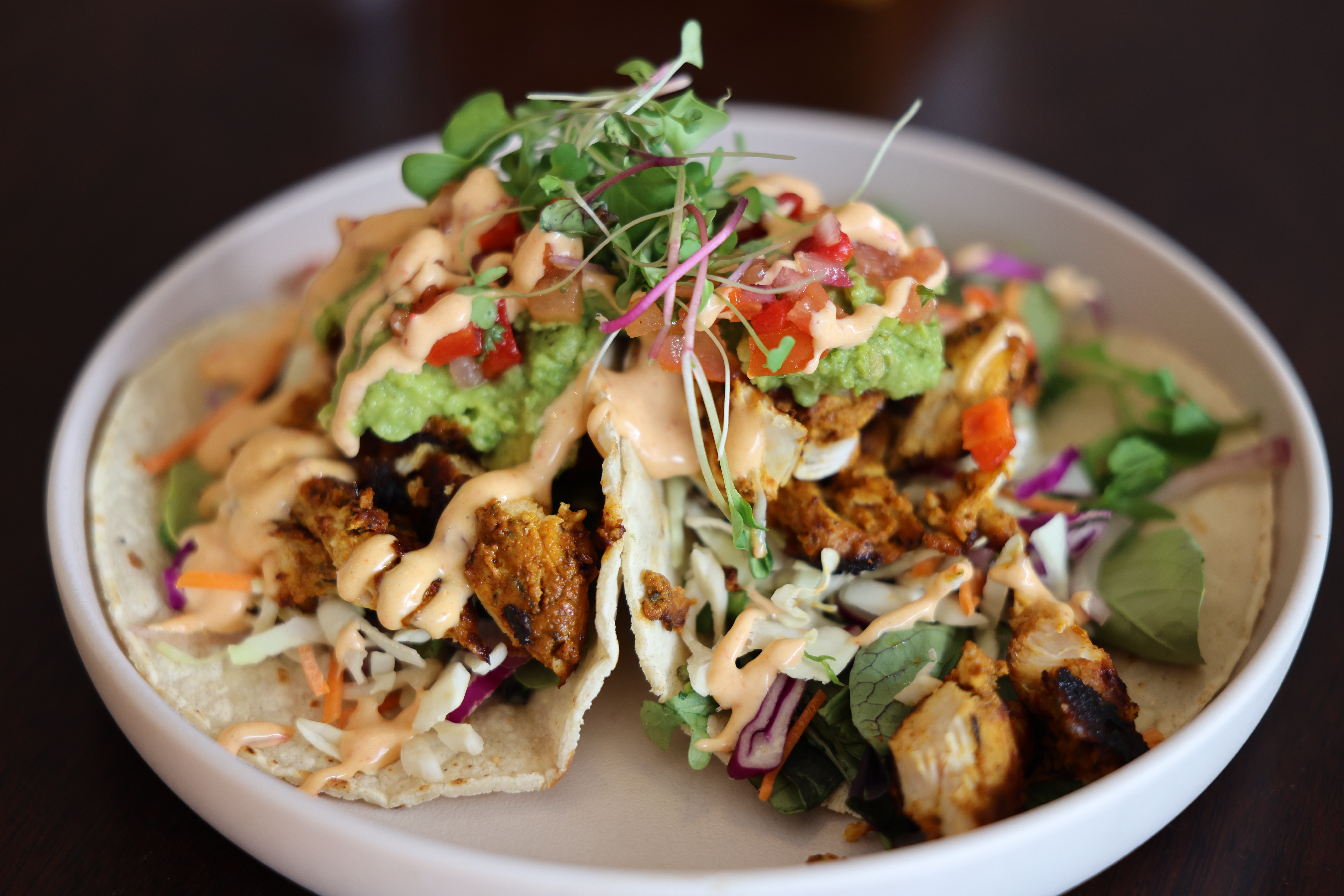 Soft Shell Taco's on a plate